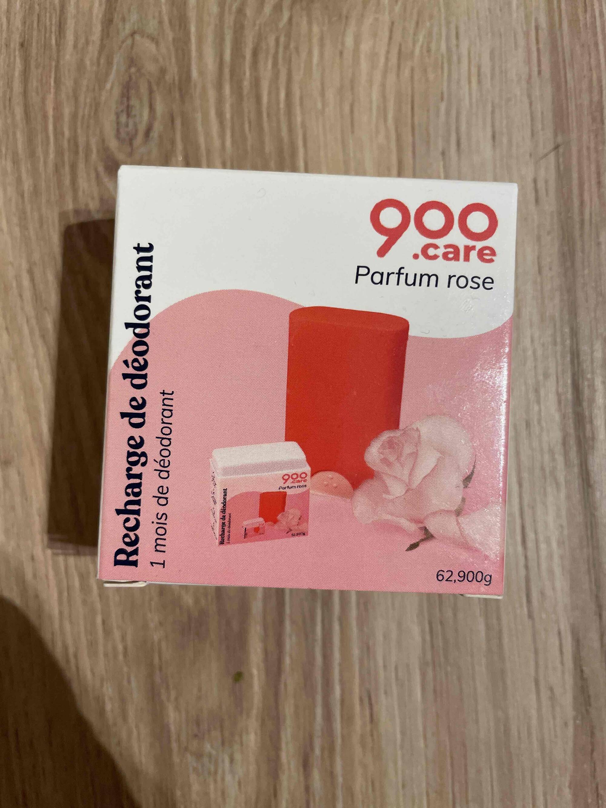 900.CARE - Rechange de déodorant parfum rose