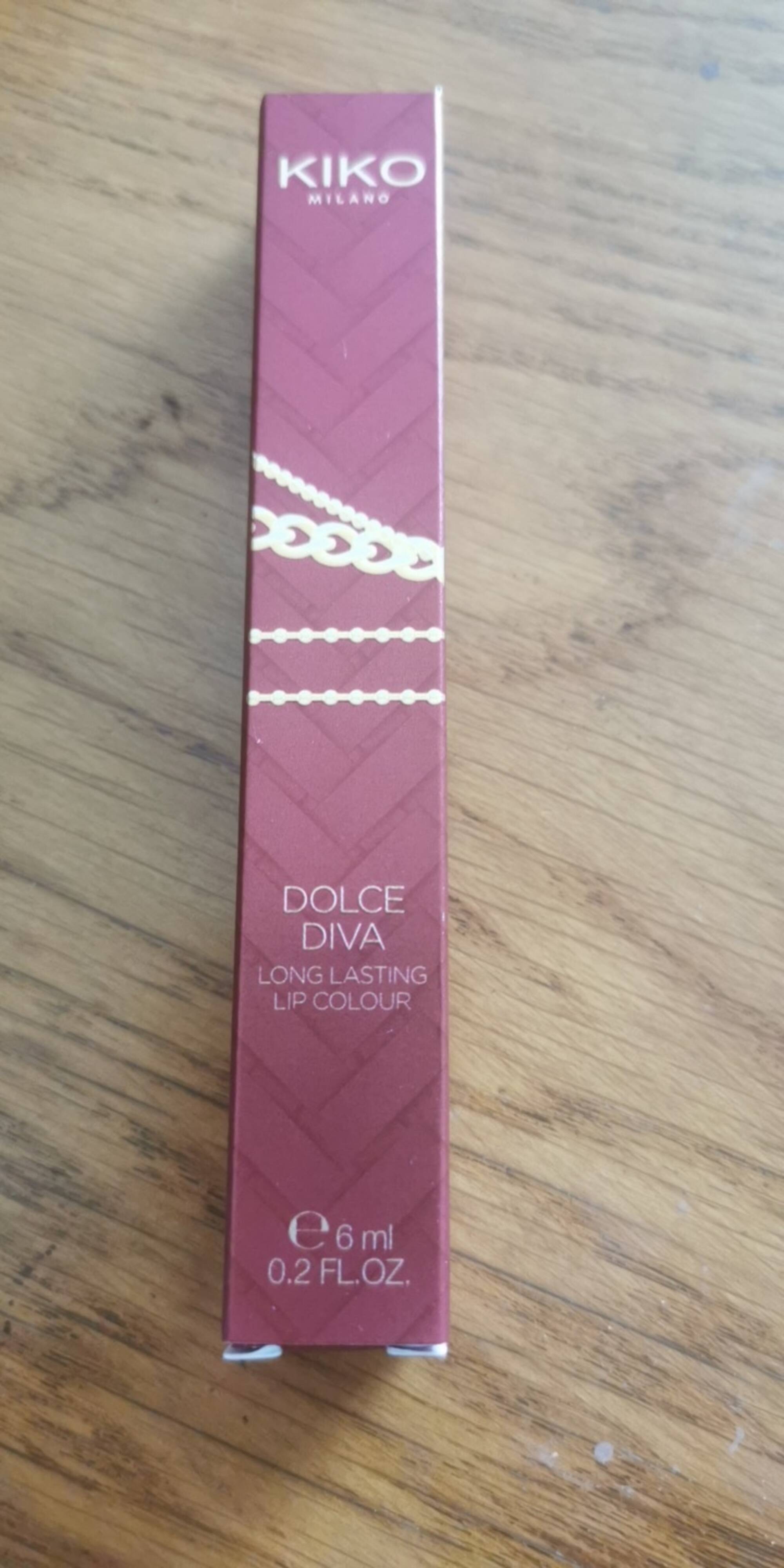 KIKO - Dolce diva - Long lasting lip colour