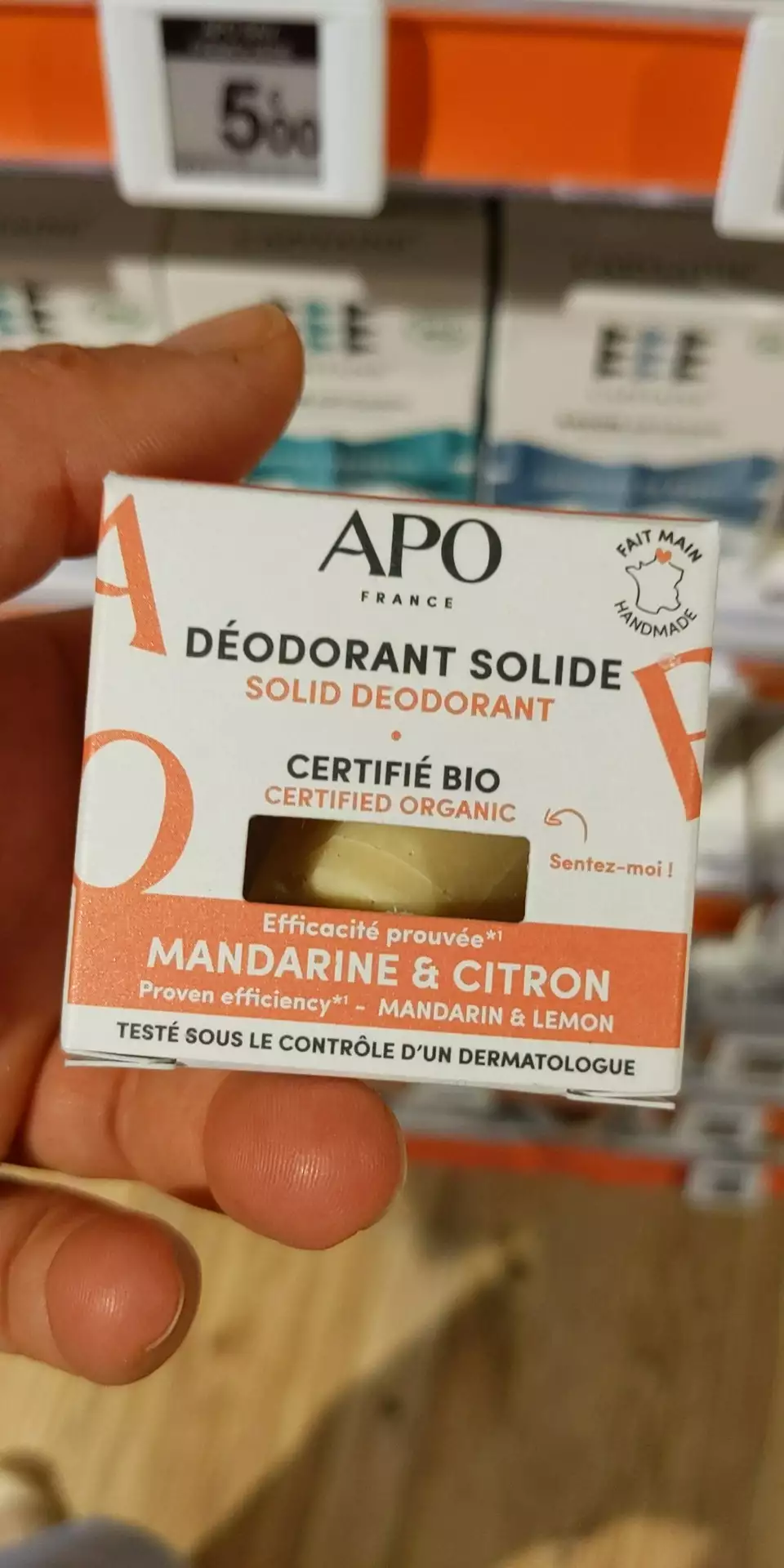 APO - Déodorant solide au mandarine & citron
