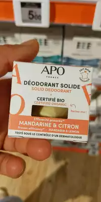 APO - Déodorant solide au mandarine & citron