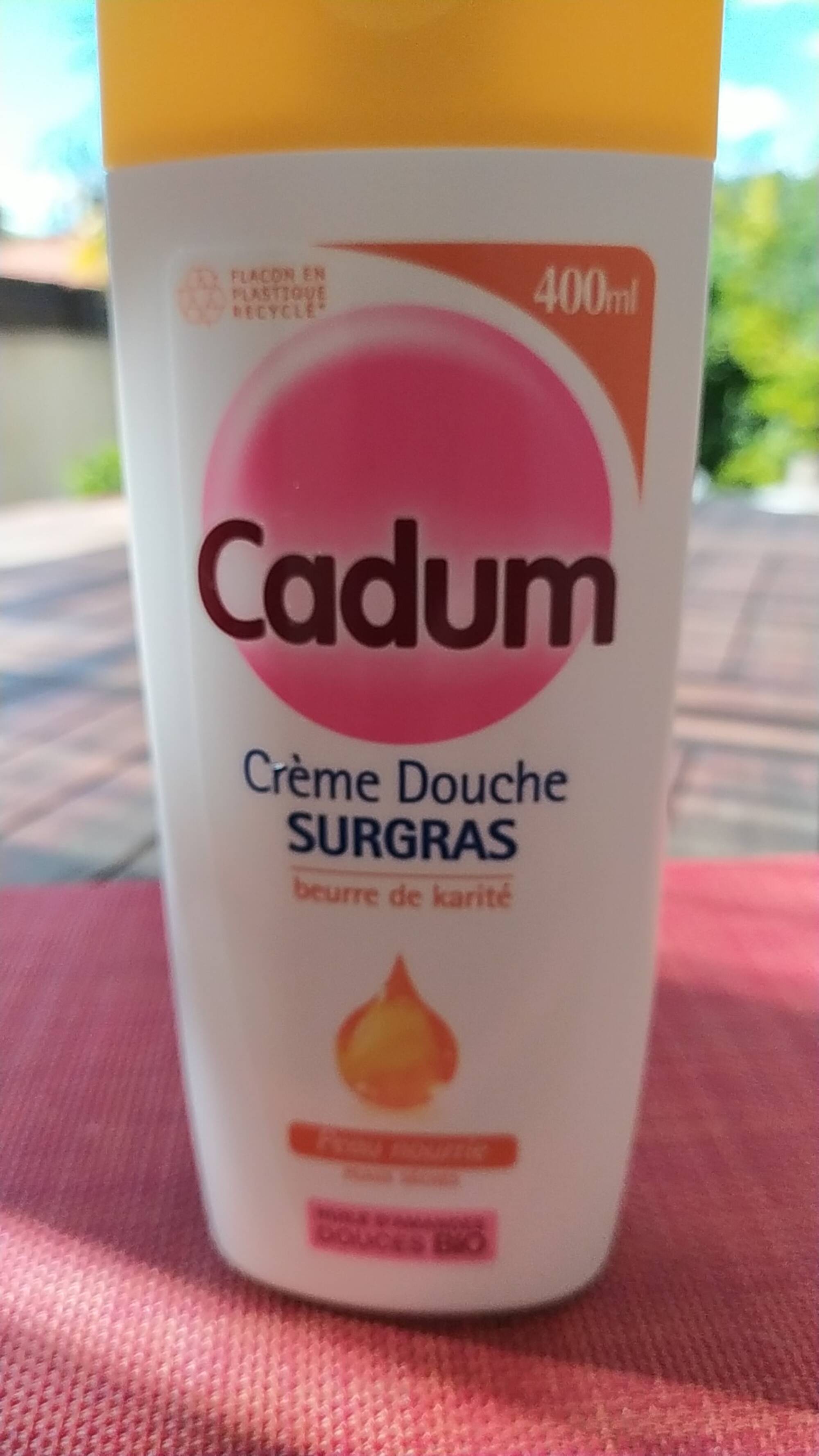 CADUM - Crème douche Surgras beurre de karité