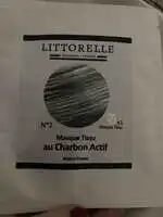 LITTORELLE - Masque tissu au charbon actif