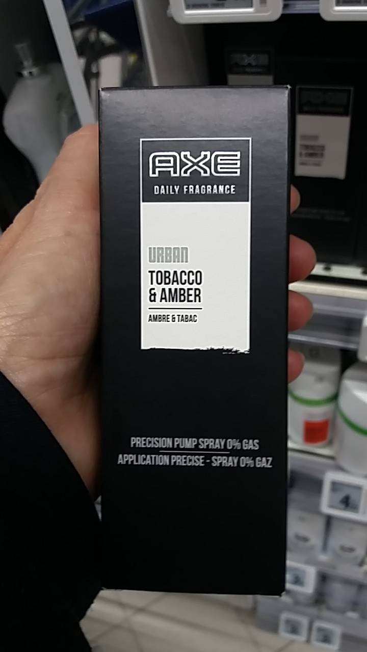 AXE - Daily fragrance - Urban tobacco & amber