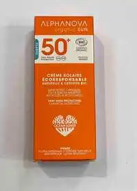 ALPHANOVA - Crème solaire écoresponsable  spf 50+