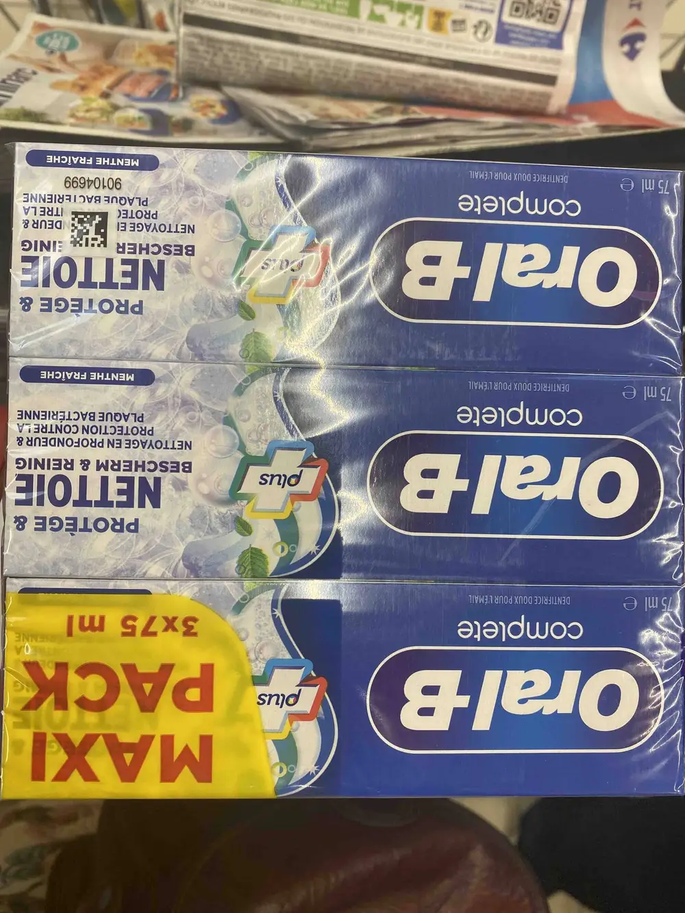 ORAL-B - Menthe fraîche - Dentifrice doux