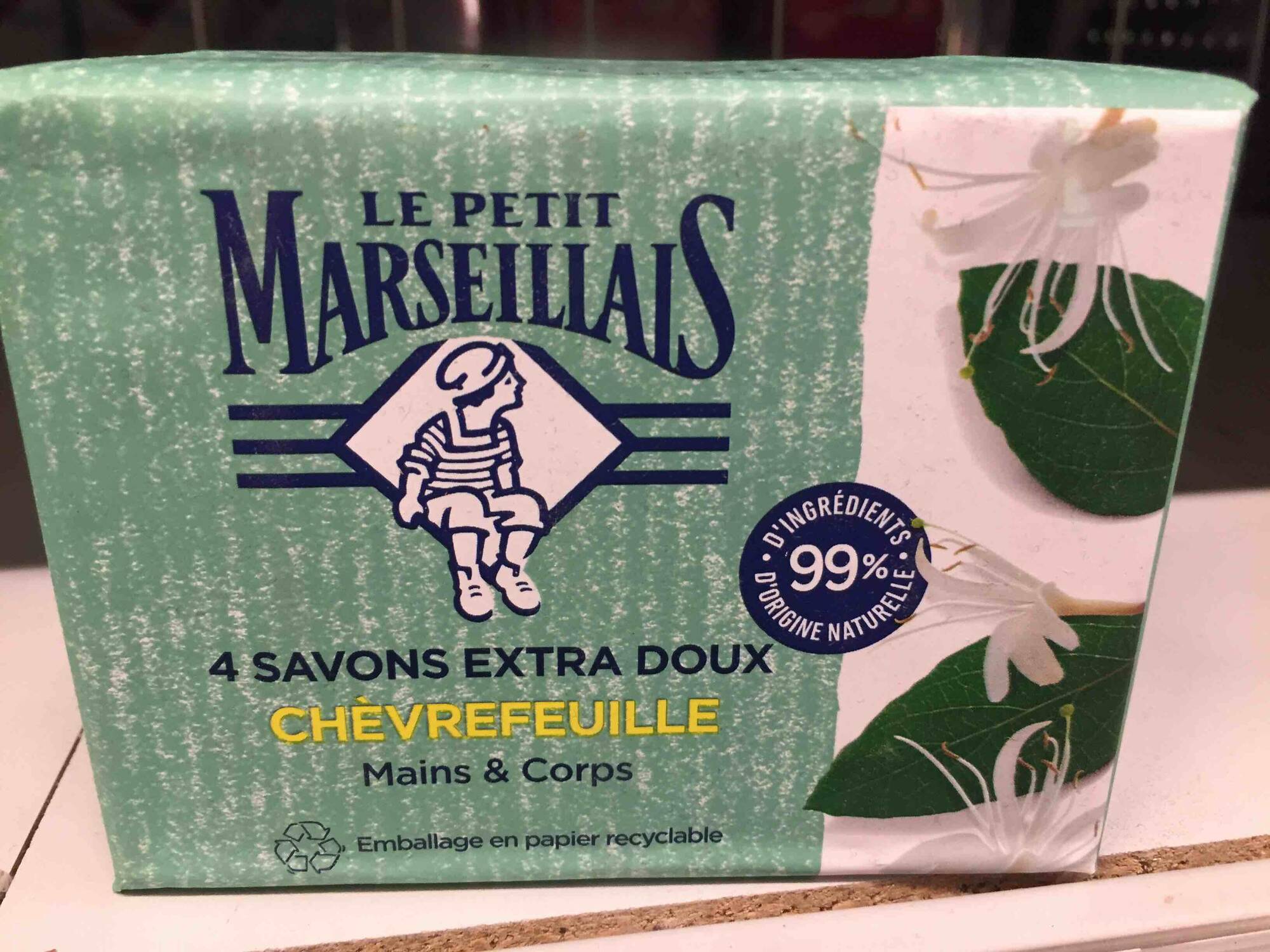 LE PETIT MARSEILLAIS - Chèvrefeuille Savons extra doux