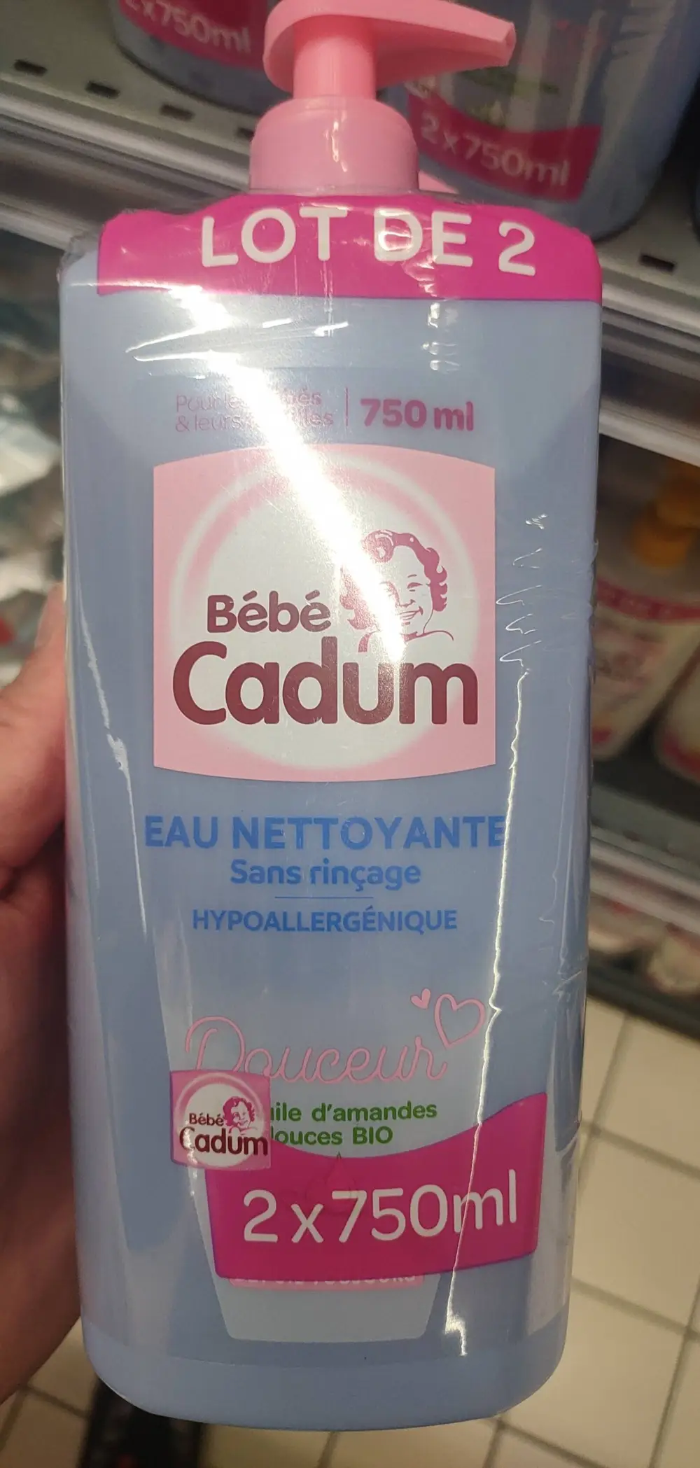 CADUM - Bébé - Eau nettoyante sans rinçage