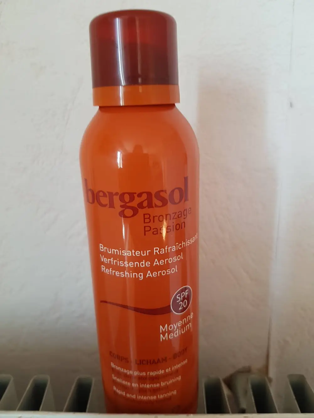 BERGASOL - Bronzage passion - Brumisateur rafraîchissant corps SPF 20