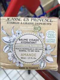 JEANNE EN PROVENCE - Amande Baume visage hydratant