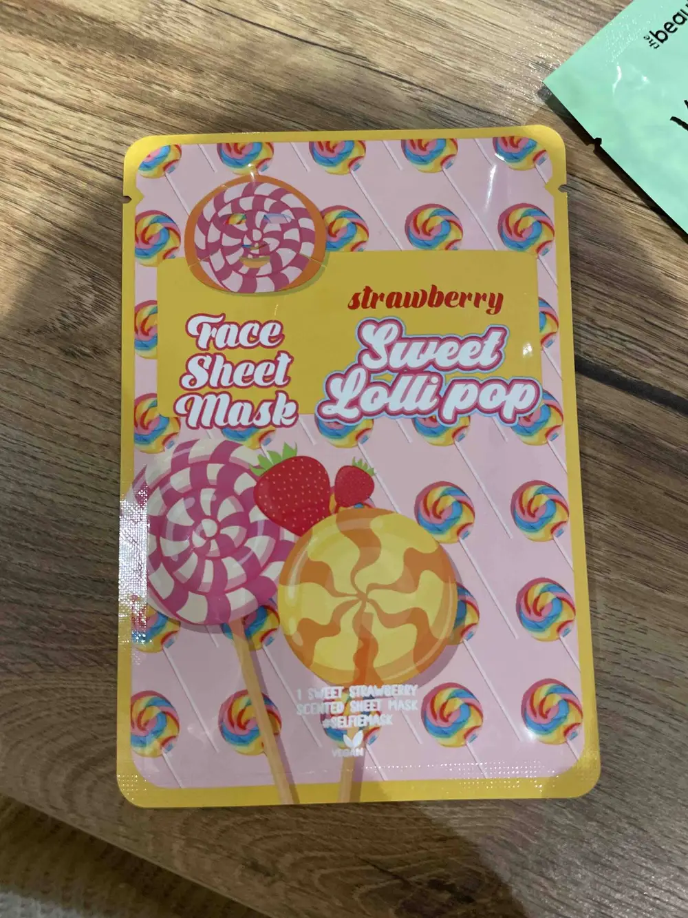 MAXBRANDS - Sweet lolli pop - Face sheet mask strawberry