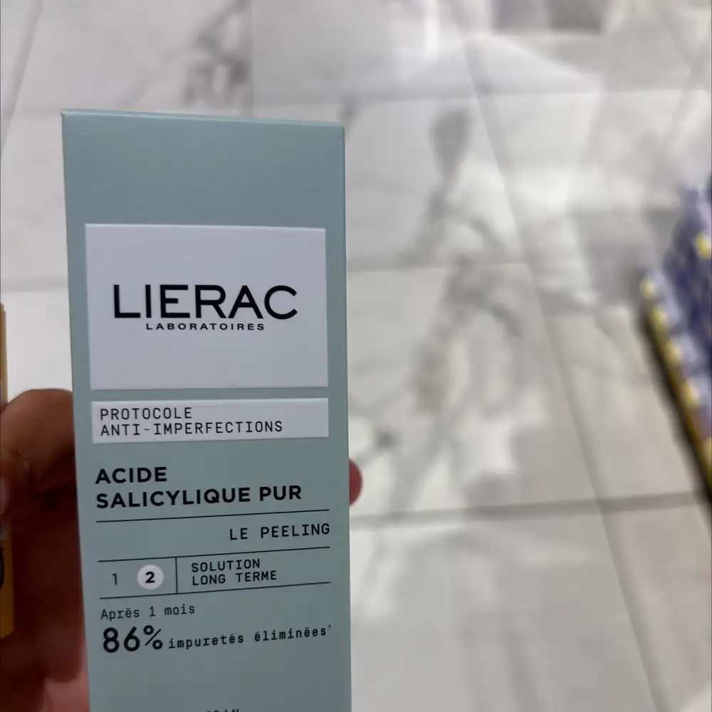 LIÉRAC - Acid salicylique pur - Protocole anti-imperfections