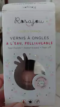 ROSAJOU - Vernis à ongles à l'eau, pelliculable