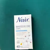 NAIR - Bande de cire corps à l'huile de graines de coton