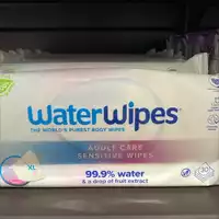WATERWIPES - Adult care sensitive wipes
