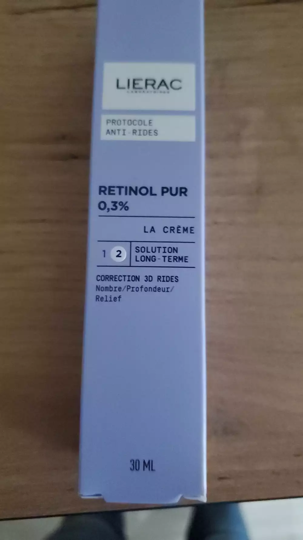 LIÉRAC - Retinol pur 0,3% - La creme