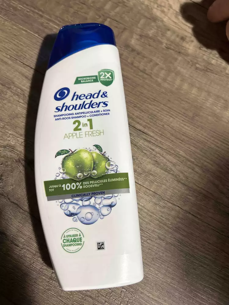 HEAD & SHOULDERS - 2in1 Apple fresh - Shampooing antipelliculaire + soin