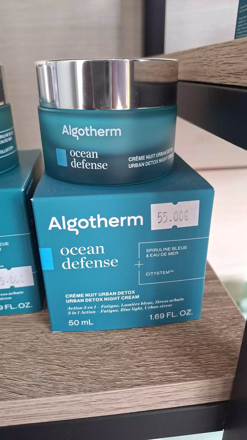 ALGOTHERM - Ocean defense - Crème nuit urban detox