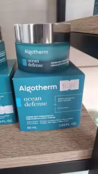 ALGOTHERM - Ocean defense - Crème nuit urban detox