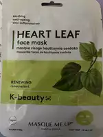 MASQUE ME UP - Heart leaf - Masque visage houttuynia cordata