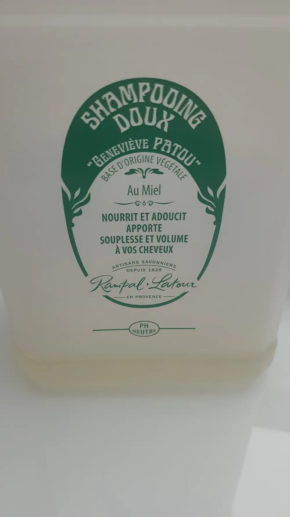 RAMPAL LATOUR - Genevière patou - Shampooing doux au miel