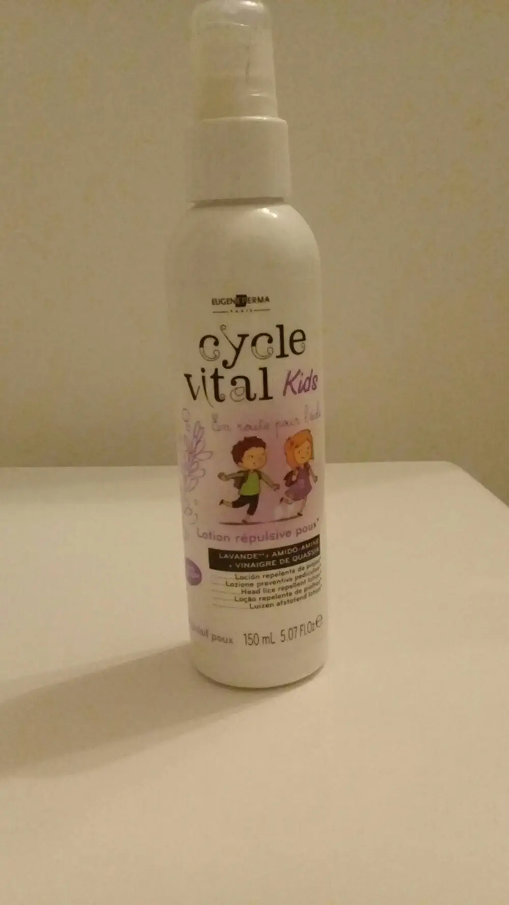 EUGÈNE PERMA - Cycle vital kids - Lotion répulsive anti-poux