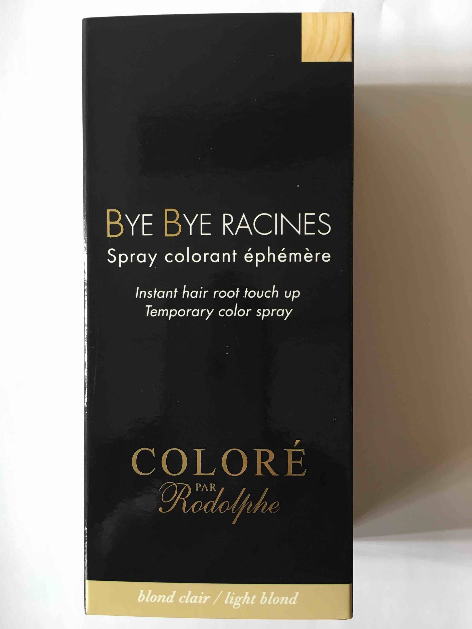 COLORÉ PAR RODOLPHE - Bye Bye Racines - Spray colorant éphémère blond clair