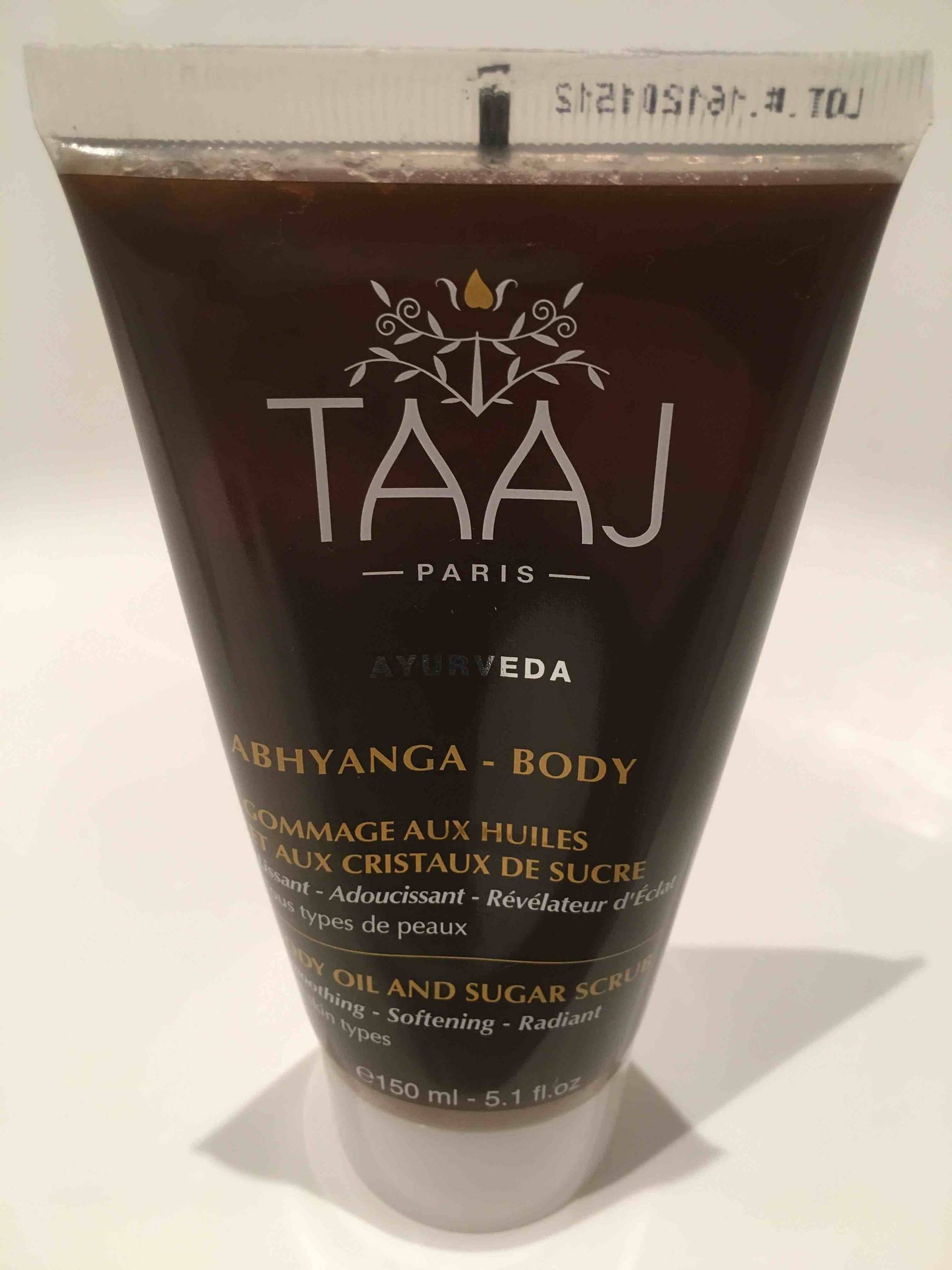 TAAJ - Ayurveda Abhyanga-Body - Gommage tous types de peaux