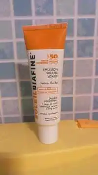 SOLEILBIAFINE - Emulsion solaire visage - Haute protection FPS 50 UVB UVA