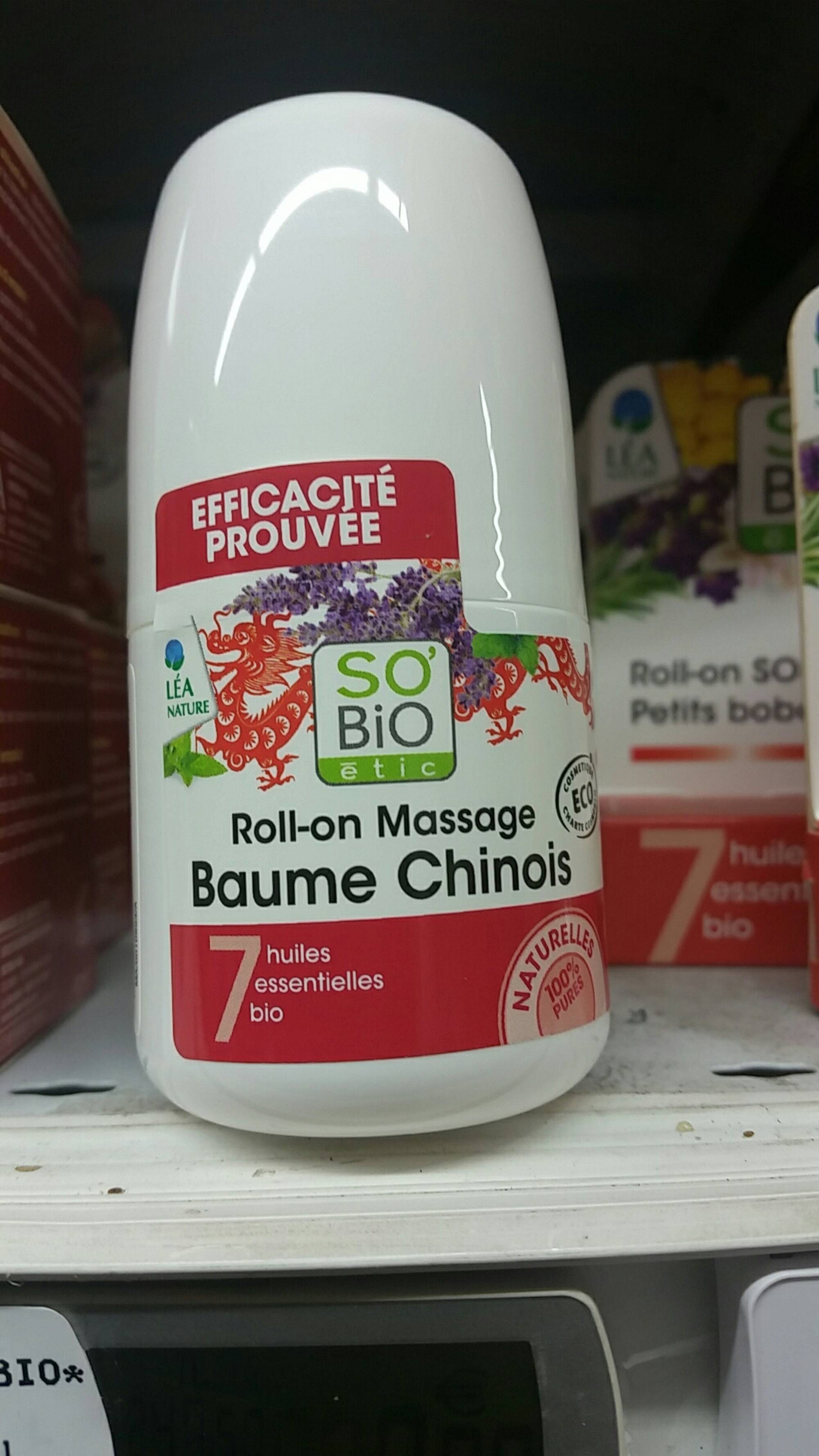 SO'BIO ÉTIC - Baume chinois - Roll-on massage