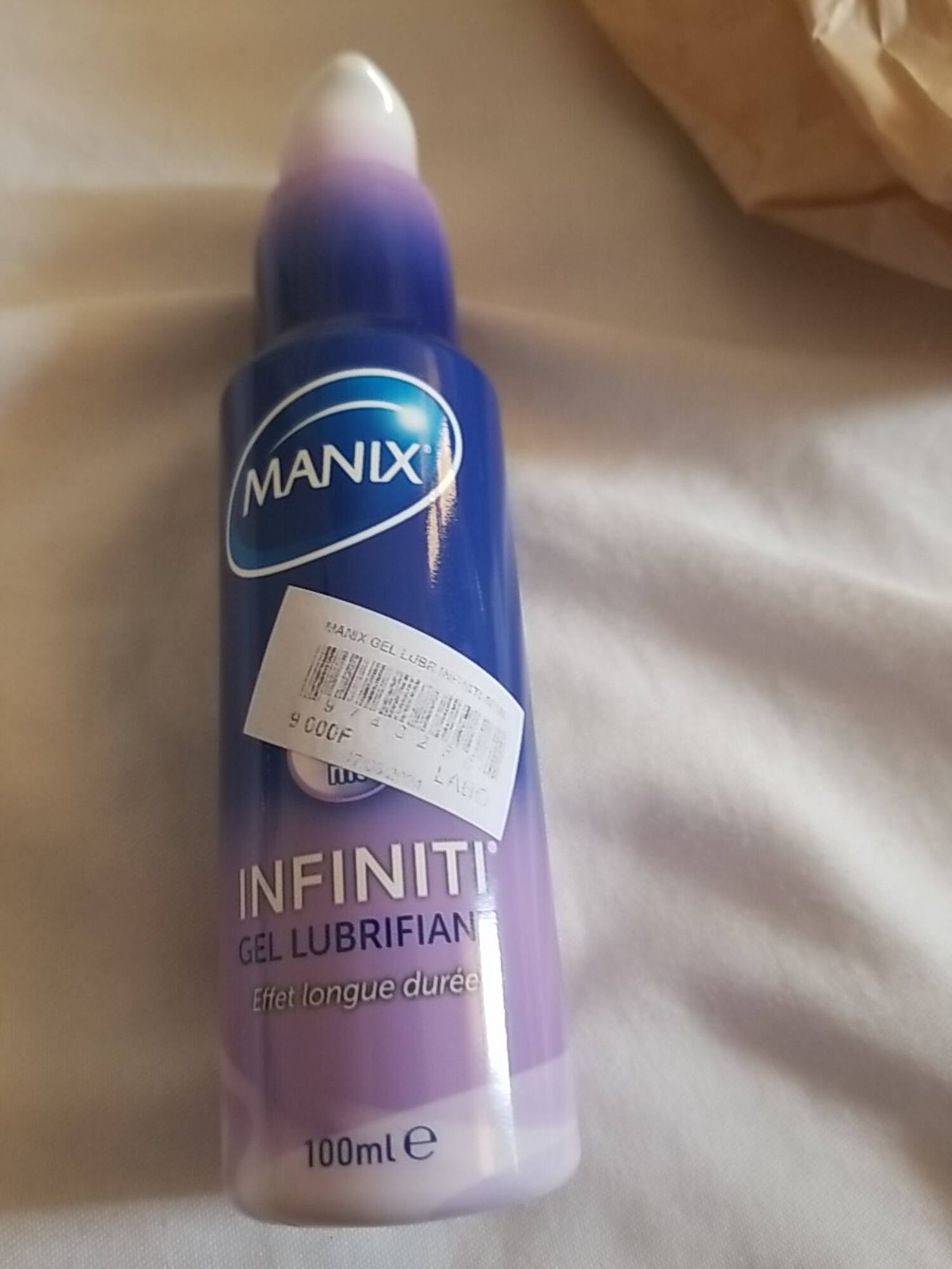 MANIX - Infiniti - Gel lubrifiant effet longue durée