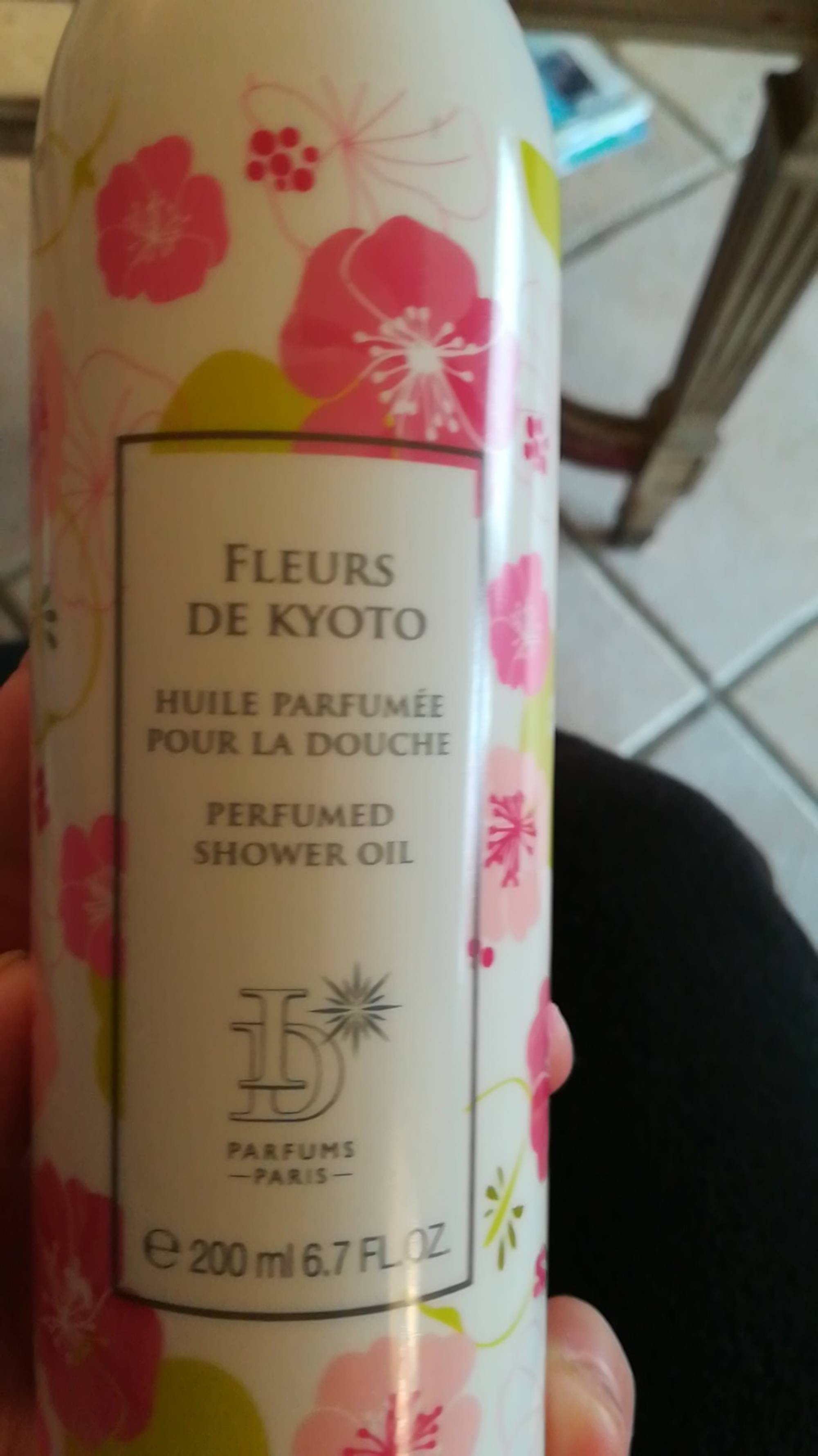 ID PARFUMS - Fleurs de Kyoto - Huile parfumée pour la douche