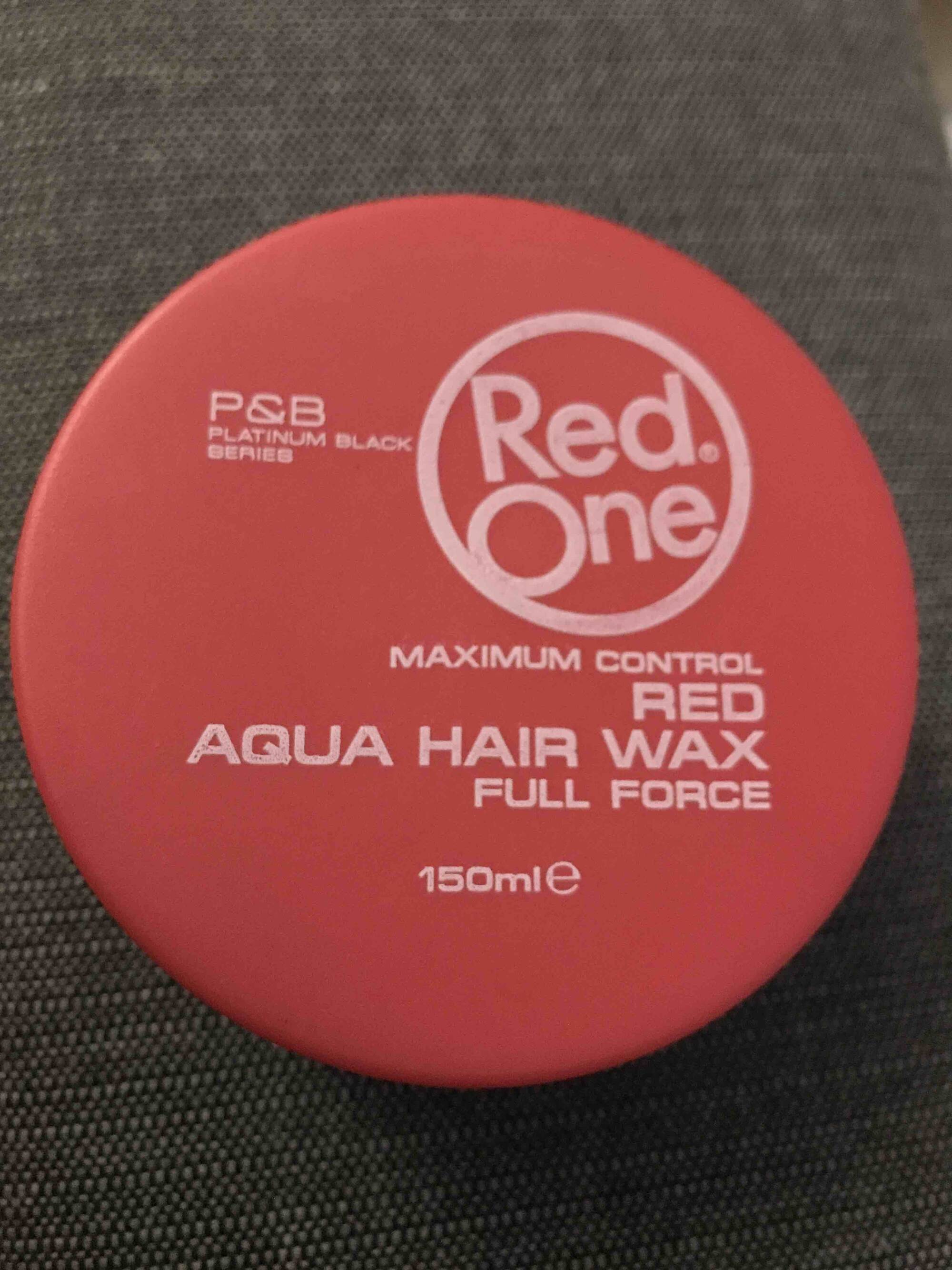 RED ONE - Red aqua hair wax full force