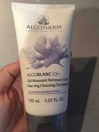 ALGOTHERM - Algoblanc CX+ - Gel moussant nettoyant clarté
