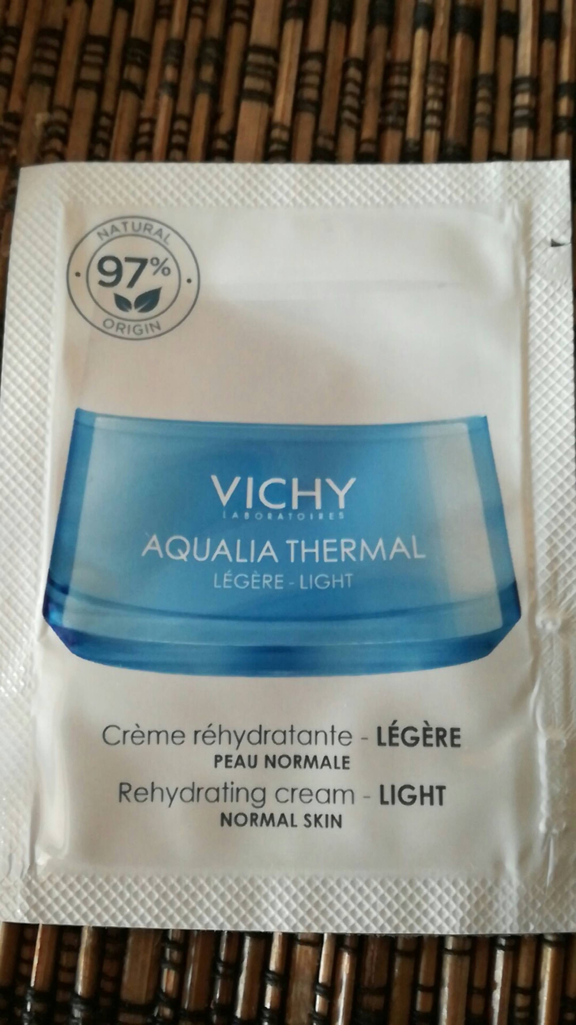 VICHY - Aqualia thermal - Crème réhydratante légère 