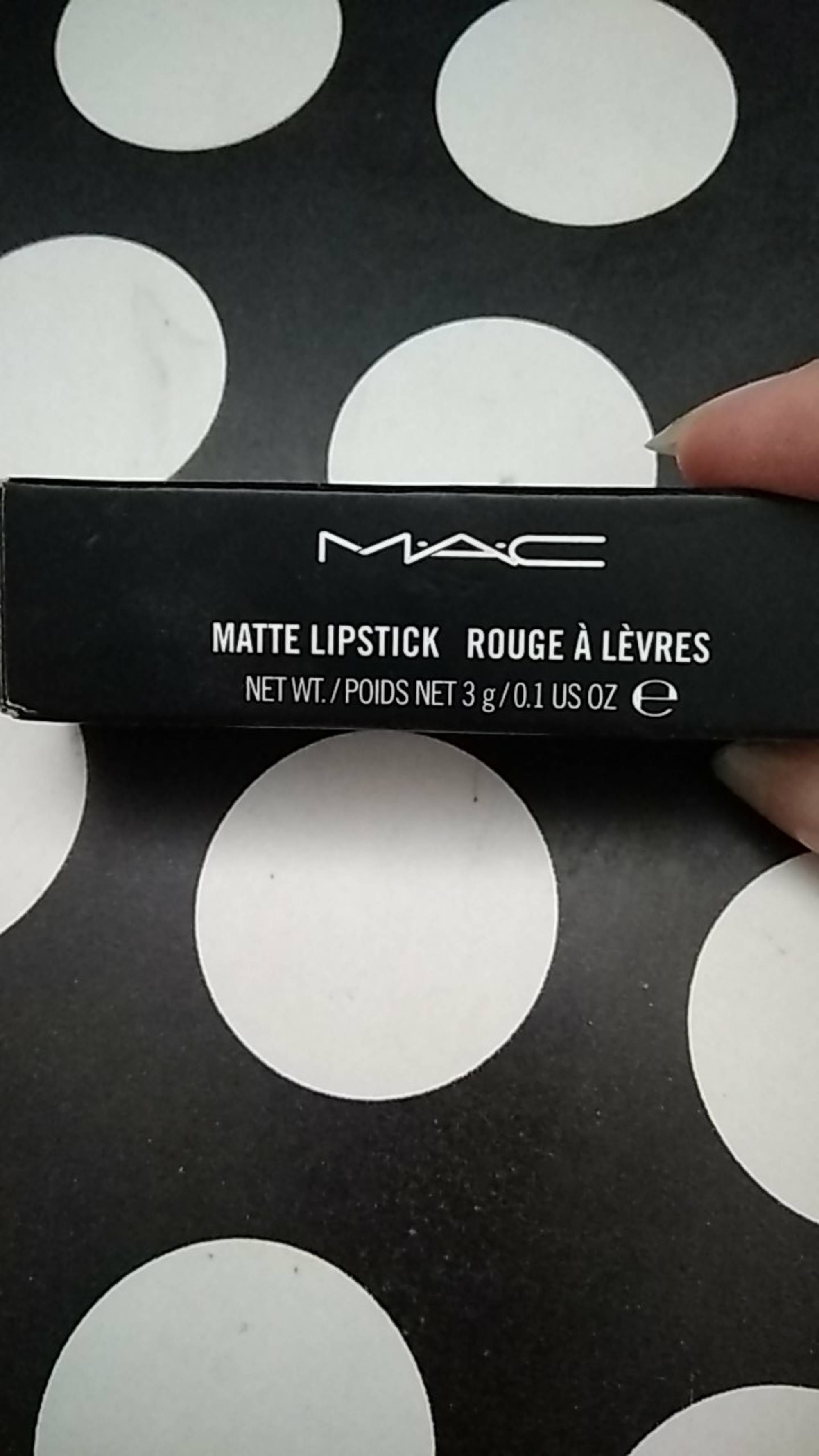 MAC - Matte lipstick - rouge à lèvres