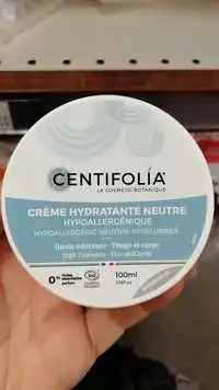 CENTIFOLIA - Crème hydratante neutre visage et corps