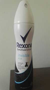 REXONA - Invisible - Déodorant aqua anti-perspirant 48h
