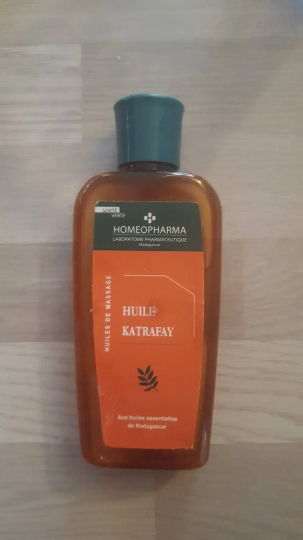 HOMÉOPHARMA - Huile Katrafay - Huile de massage