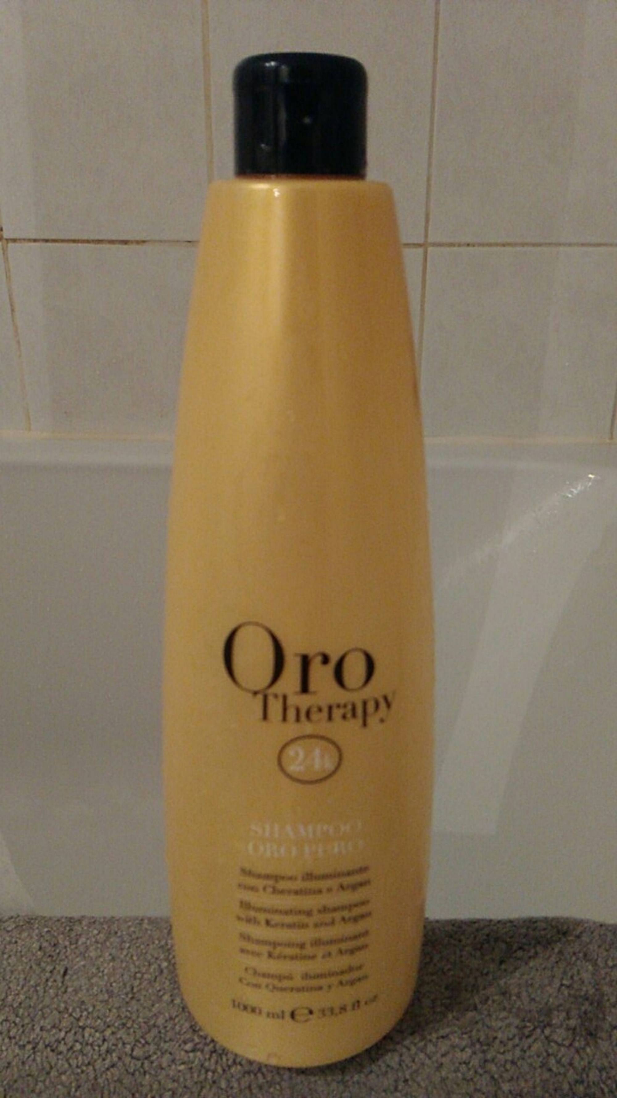 ORO THERAPY 24K - Shampooing illuminant avec Kératine et Argan