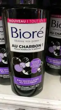 BIORÉ - Eau micellaire au charbon