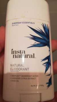INSTA NATURAL - Everyday essentials - Natural déodorant