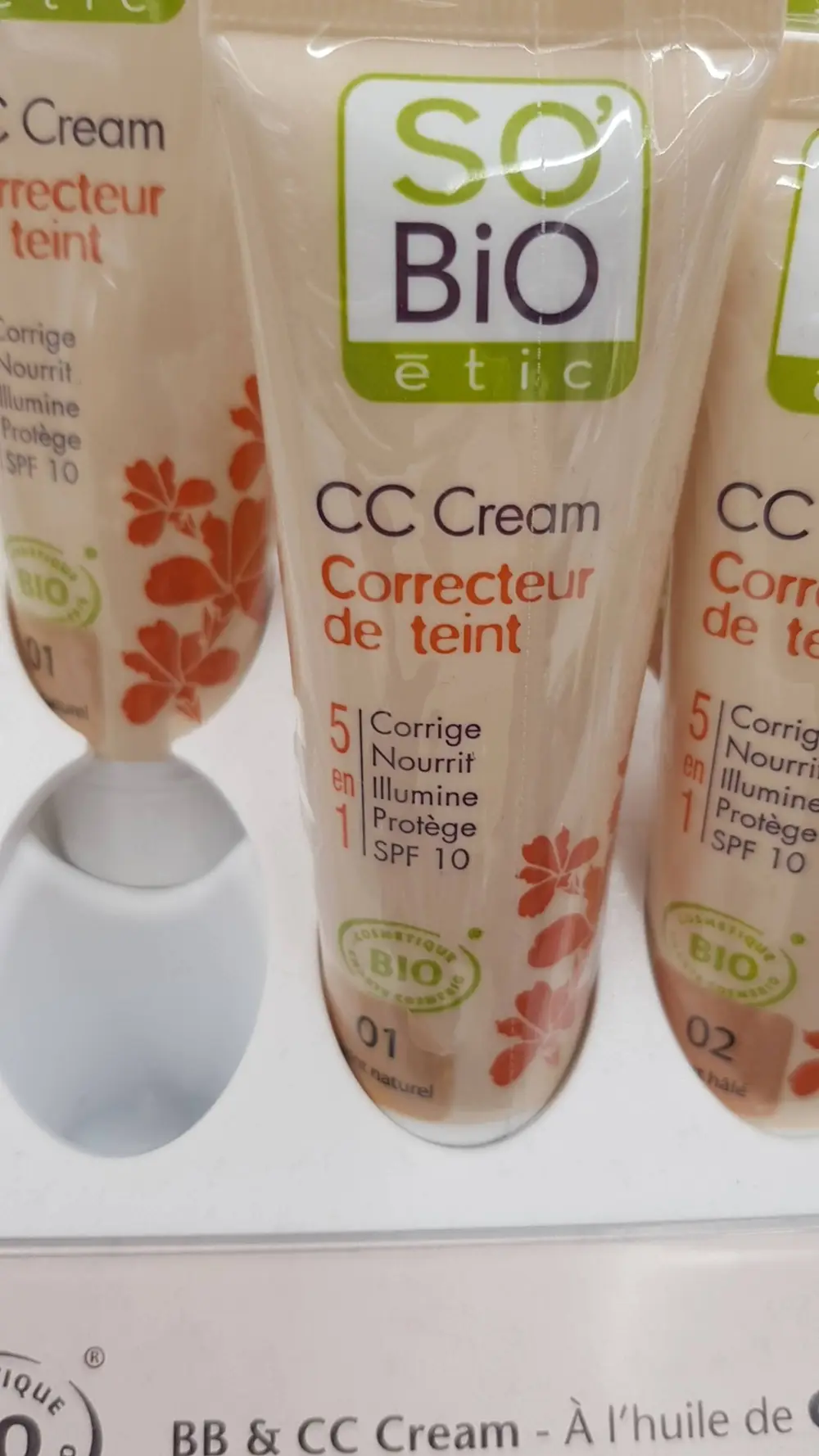 SO'BIO ÉTIC - CC cream - Correcteur de teint 5 en 1