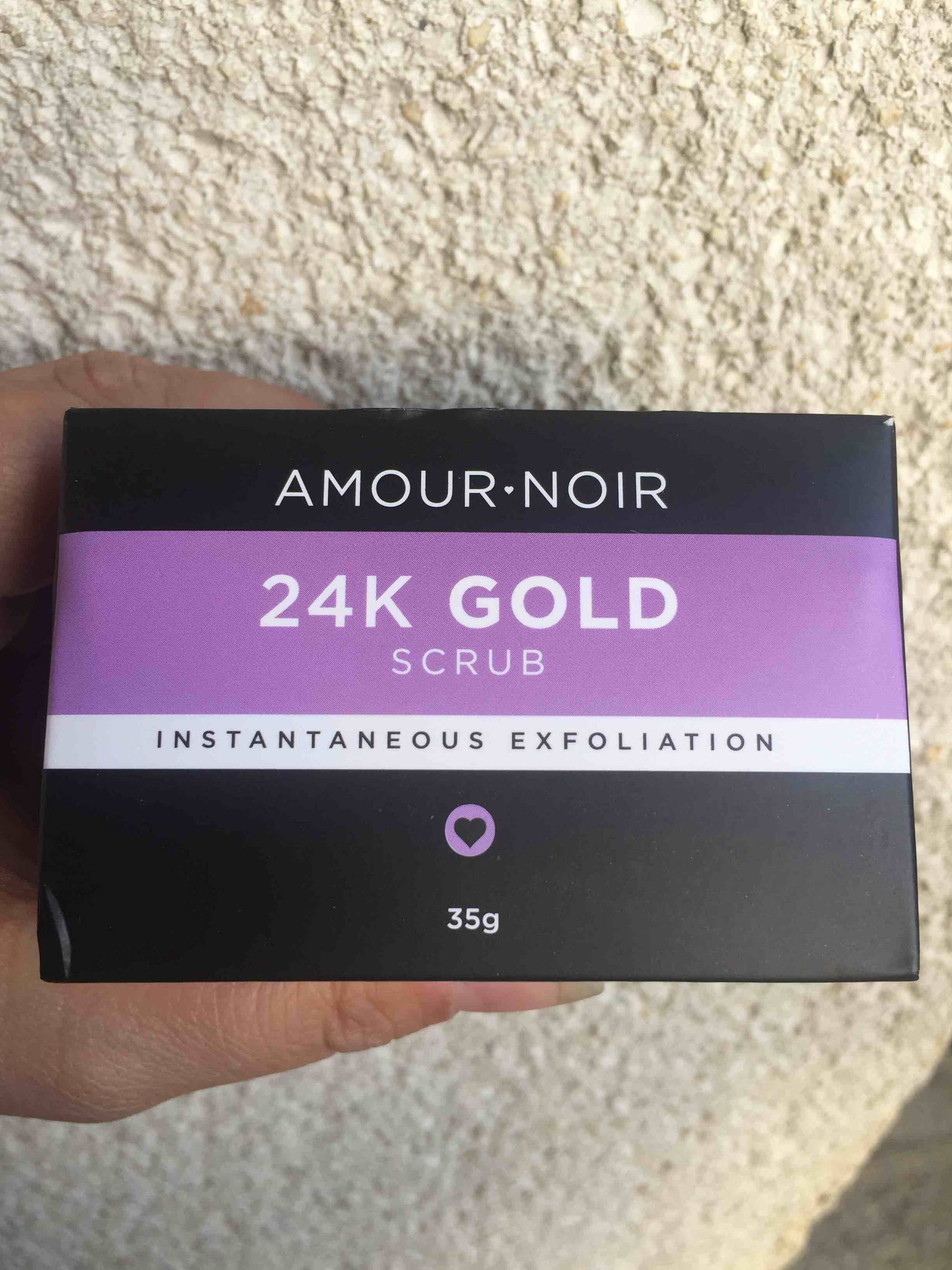 AMOUR.NOIR - 24K Gold Scrub - Instantaneous exfoliation