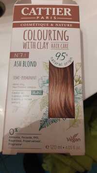 CATTIER - Colouring with clay n° 7.1 ash blond - Semi-permanent