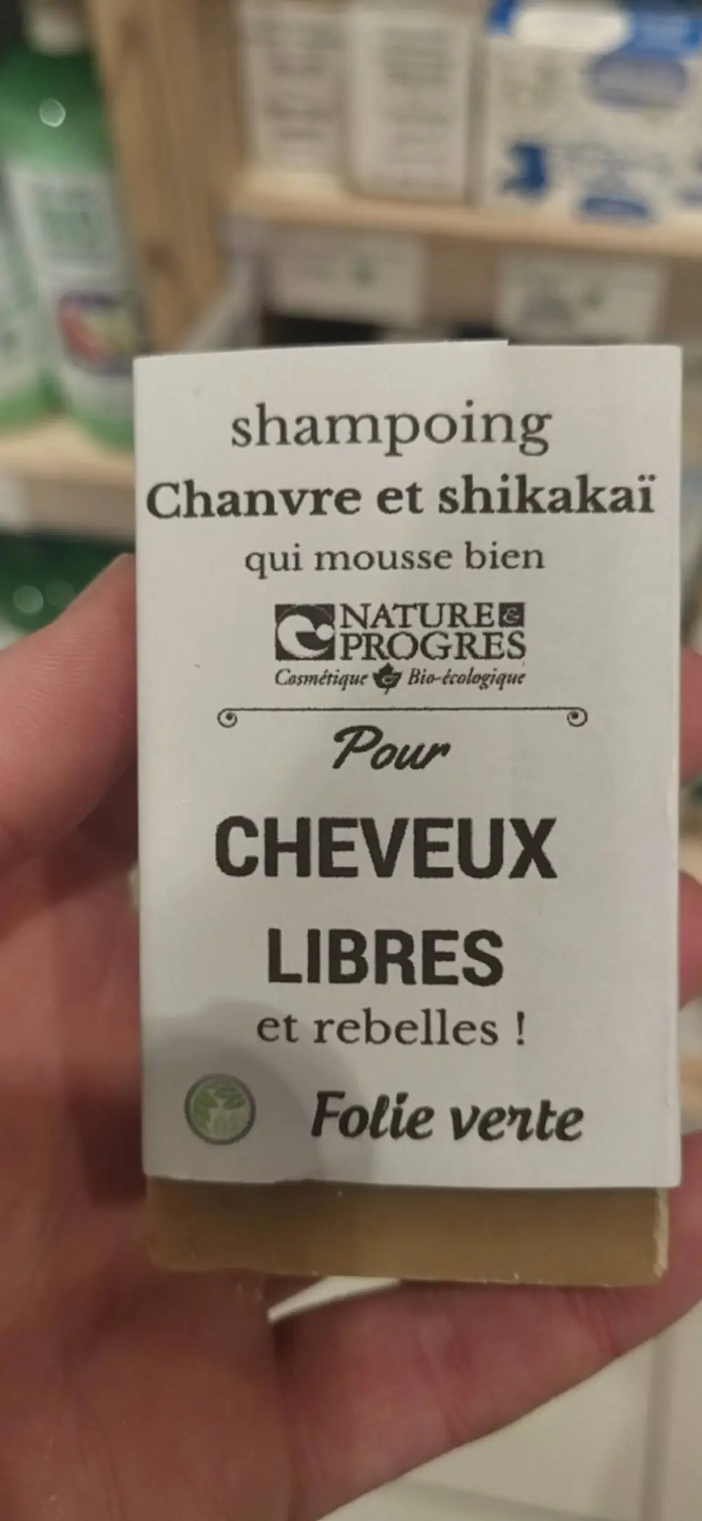 FOLIE VERTE - Shampooing - Chanvre et Shikakaï