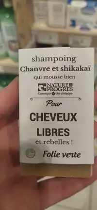 FOLIE VERTE - Shampooing - Chanvre et Shikakaï