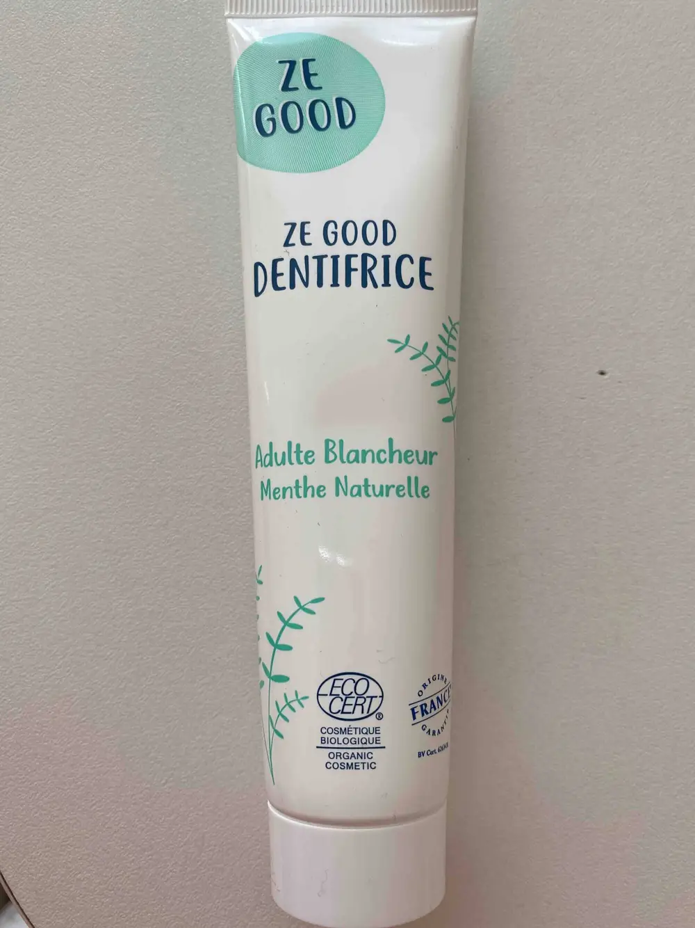 ZE GOOD - Adulte blancheur Menthe naturelle - Dentifrice