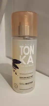 SOLINOTES - Tonka Bean - Brume parfumée corps et cheveux