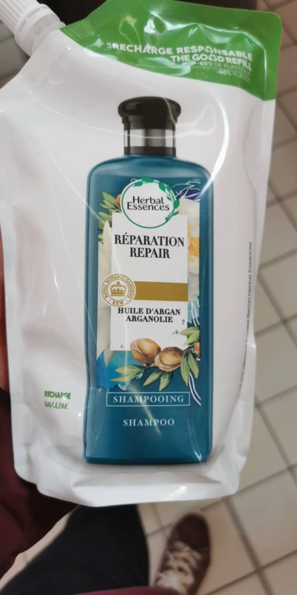 HERBAL ESSENCES - Réparation - Shampooing à l'Huile d'Argan