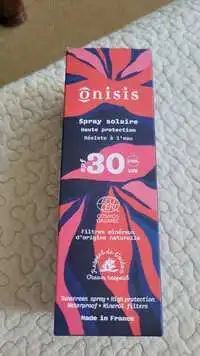 ONISIS - Spray solaire haute protection SPF 30